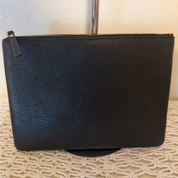 Kate Spade Pebbled Leather Gia Flynn Street Zip Clutch Pouch Bag - Picture 5 of 8